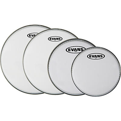 EVANS MX White Tenor Drum Head 4-Pack