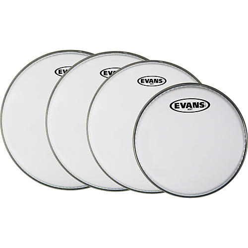 Evans MX White Tenor Drumhead 4-Pack