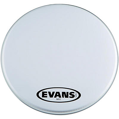 Evans MX1 White Marching Bass Drum Head
