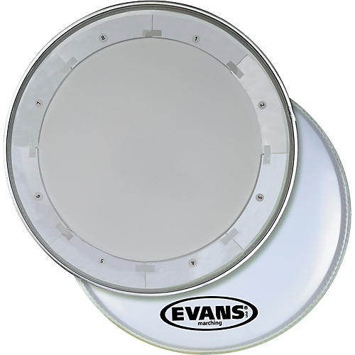 Evans MX1 White Marching Bass Drum Head 26 in.