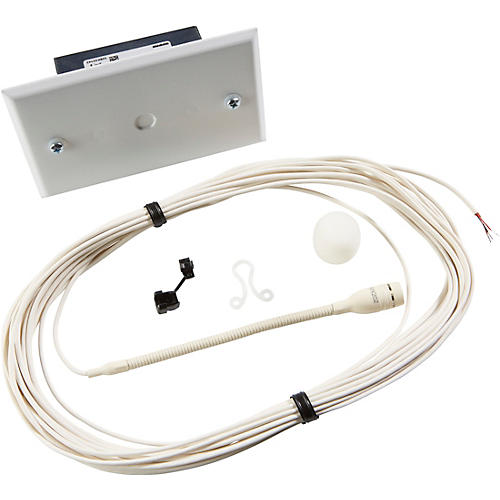 Shure MX202P MicroFlex Overhead Condenser Mic with Plate-Mount Preamp Condition 1 - Mint White Supercardioid