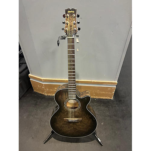 Mitchell MX420 Acoustic Guitar Metallic Black