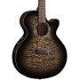 Mitchell MX420 Grand Auditorium Acoustic-Electric Guitar Midnight Black Finish