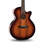 Open-Box Mitchell MX430 Spalted Maple Acoustic-Electric Guitar - Condition 1 - Mint Whiskey Burst