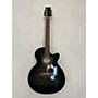 Used Mitchell MX430QAB Acoustic Electric Guitar Midnight Black Edge Burst