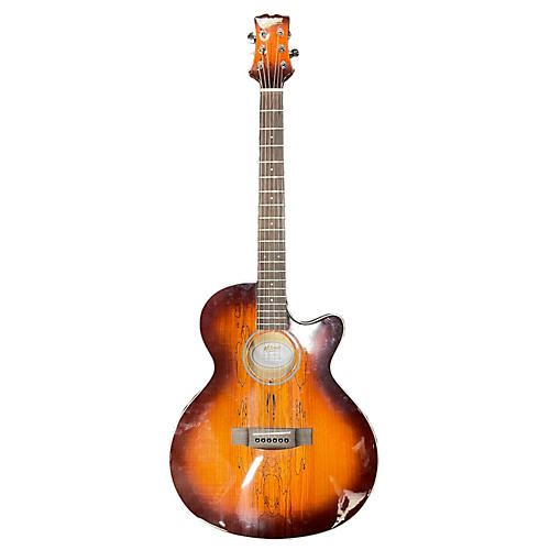 Mitchell MX430SM Acoustic Electric Guitar Whiskey Burst