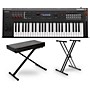 Yamaha MX49 49-Key Music Production Synthesizer Essentials Bundle Black