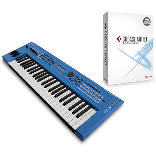 MX49 49-Key Music Production Workstation Blue With Cubase Artist