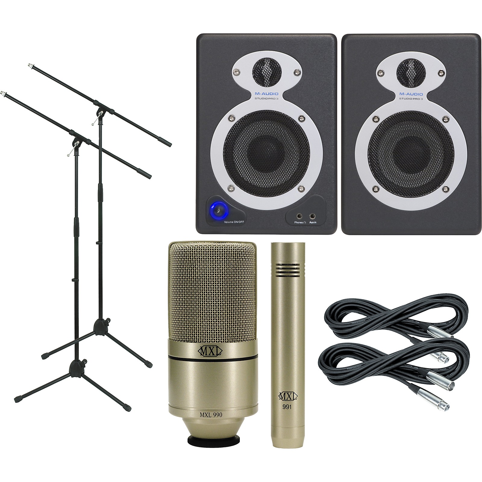 MAudio MXL Monitor and Mic Package Musician's Friend
