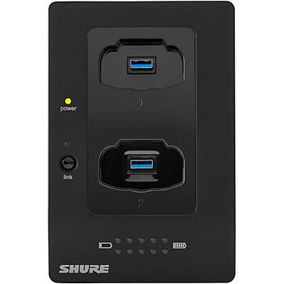 Shure MXWNCS2 Microflex 2-Channel Networked Charging Station