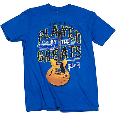 Gibson Made By Hand Played By The Greats Vintage T-Shirt