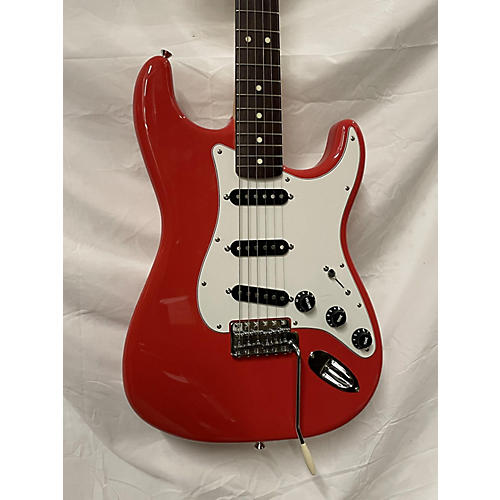 Fender Made In Japan Limited International Color Stratocaster Solid Body Electric Guitar Morocco Red
