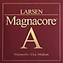 Larsen Strings Magnacore Cello A String 4/4 Size, Medium Steel, Ball End