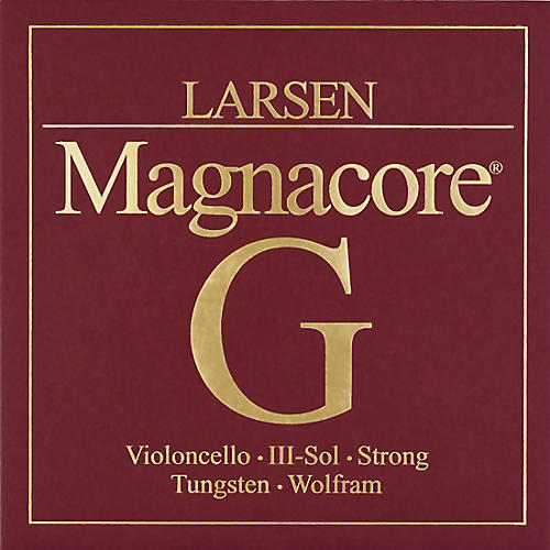 Larsen Strings Magnacore Cello G String 4/4 Size, Heavy Tungsten, Ball End