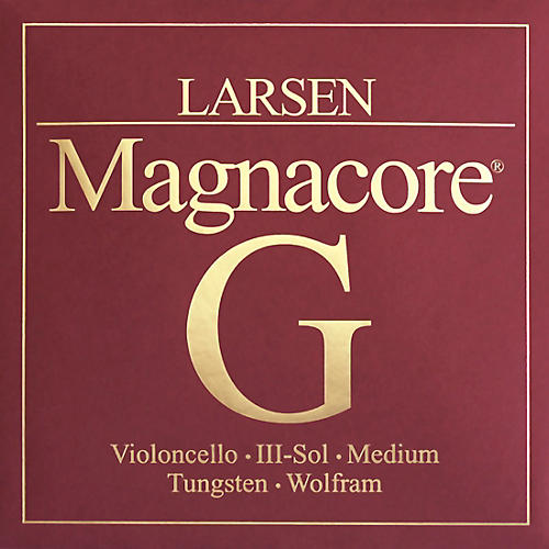 Larsen Strings Magnacore Cello G String 4/4 Size, Medium Tungsten, Ball End