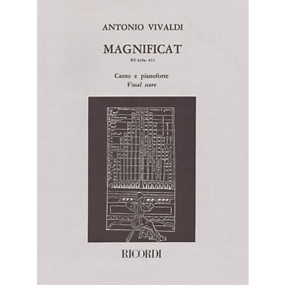 Ricordi Magnificat RV610a/RV611 (Vocal Score) SATB Composed by Antonio Vivaldi Edited by Raffaele Cumar