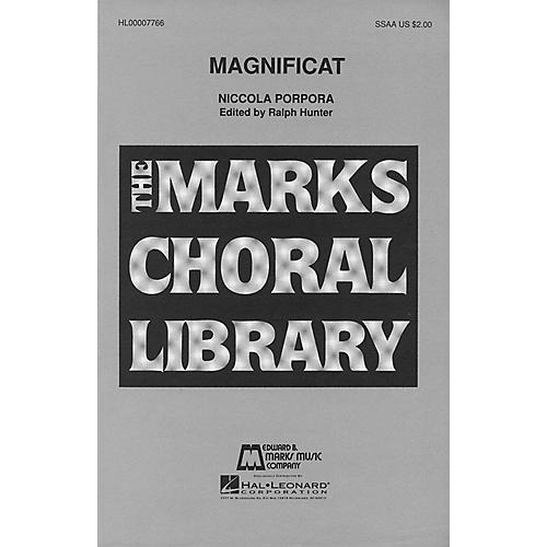 Edward B. Marks Music Company Magnificat SSAA composed by Niccola Porpora