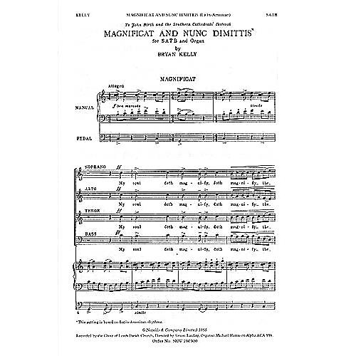 Novello Magnificat and Nunc Dimittis (Latin American) SATB Composed by Bryan Kelly