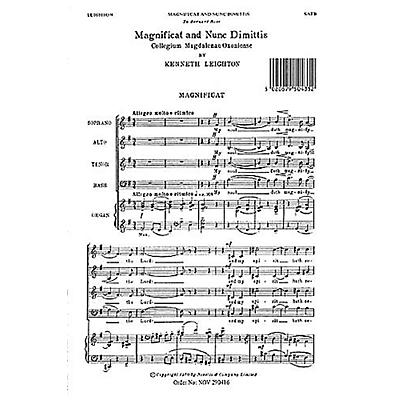 Novello Magnificat and Nunc Dimittis (Magdalen Service) SATB Composed by Kenneth Leighton