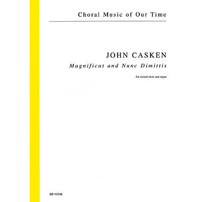 Schott Magnificat and Nunc Dimittis (Mixed Choir and Organ) Score Composed by John Casken