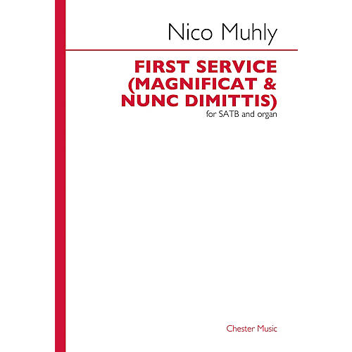 Music Sales Magnificat and Nunc Dimittis (SATB with organ) SATB, Organ Composed by Nico Muhly