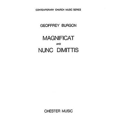 CHESTER MUSIC Magnificat and Nunc Dimittis (Vocal Score) 2PT TREBLE Composed by Geoffrey Burgon