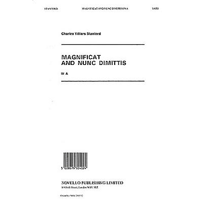 Novello Magnificat and Nunc Dimittis in A SATB Composed by Charles Villiers Stanford