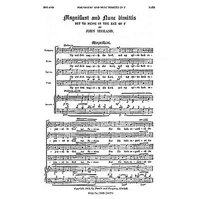 Novello Magnificat and Nunc Dimittis in F SATB Composed by John Ireland