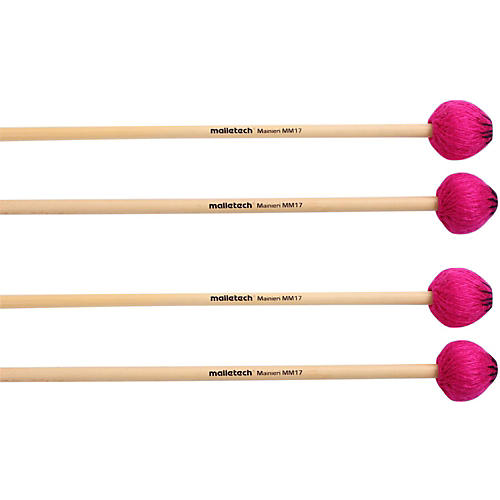 Malletech Mainieri Vibraphone Mallets Set of 4 (2 Matched Pairs) 17