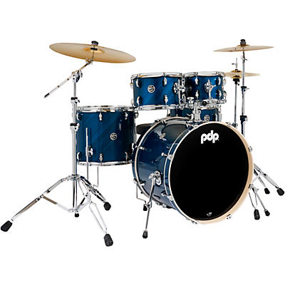 PDP Mainstage 5-Piece Complete Drum Set With 22" Bass Drum & Paiste Cymbals