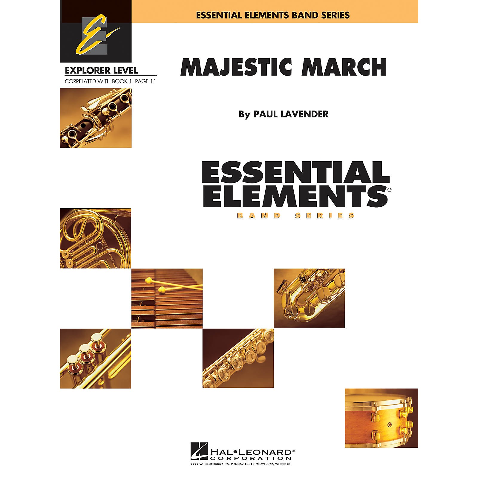 Hal Leonard Majestic March Concert Band Level 0 5 Composed By Paul