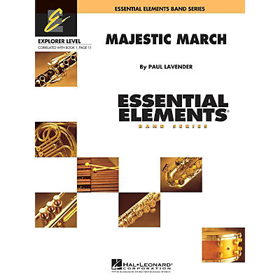Hal Leonard Majestic March Concert Band Level 0.5 Composed by Paul Lavender