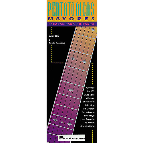 Major Pentatonic Scales for Guitar Book Spanish