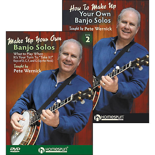 Make Up Your Own Banjo Solos DVD's (1 & 2) By Pete Wernick