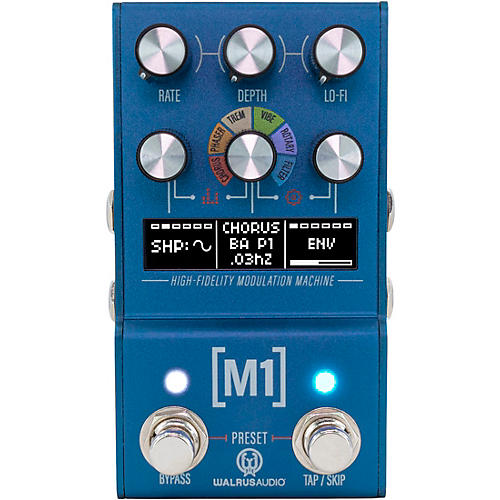 Walrus Audio Mako Series M1 High-Fidelity Modulation Machine MKII Blue