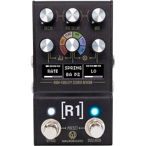 Walrus Audio Mako Series R1 High-Fidelity Reverb MKII Black