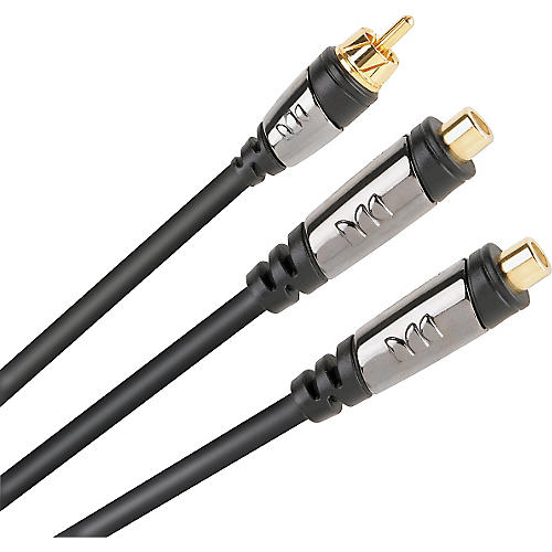 Male RCA to (2) Female RCA Cable Adapter