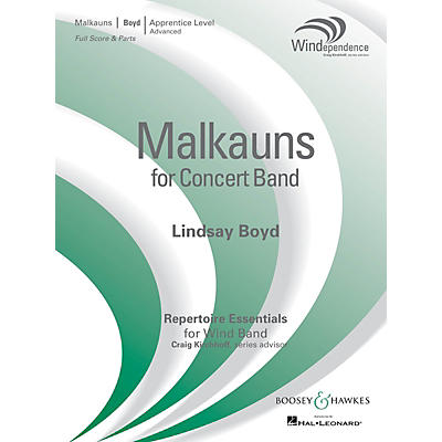 Boosey and Hawkes Malkauns (Score Only) Concert Band Level 3 Composed by Lindsay Boyd