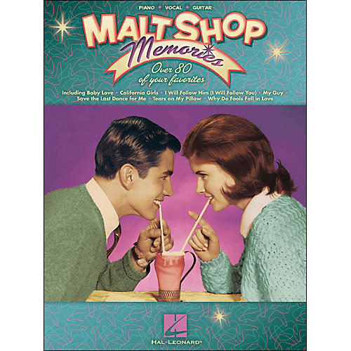 Hal Leonard Malt Shop Memories arranged for piano, vocal, and guitar (P/V/G)
