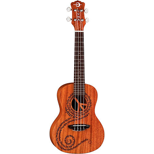 Luna Maluhia Concert Ukulele Mahogany with Satin Finish