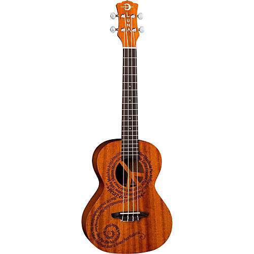 Luna Guitars Maluhia Peace Tenor Ukulele Satin Natural