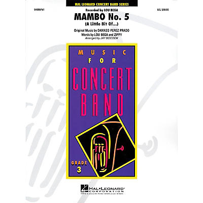 Hal Leonard Mambo No. 5 - Young Concert Band Level 3 by Jay Bocook