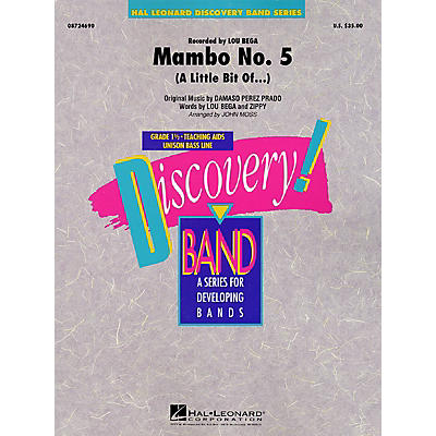 Hal Leonard Mambo No. 5 (A Little Bit Of...) Concert Band Level 1 1/2 Arranged by John Moss