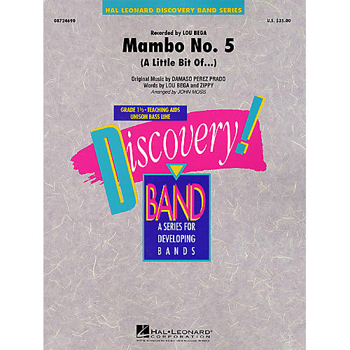 Hal Leonard Mambo No. 5 (A Little Bit Of...) Concert Band Level 1 1/2 Arranged by John Moss