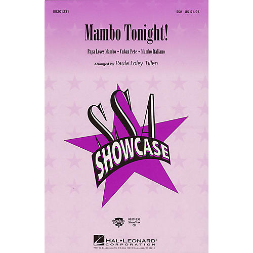 Hal Leonard Mambo Tonight! (Medley) SSA arranged by Paula Foley Tillen