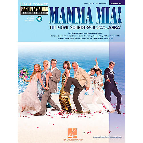 Mamma Mia! The Movie Piano Play-Along Volume 73 Book/CD arranged for piano, vocal, and guitar (P/V/G)