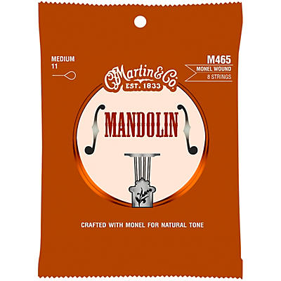 Martin Mandolin M465 Monel Wound 8 Strings Medium 11