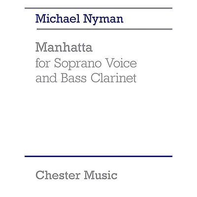 CHESTER MUSIC Manhatta Music Sales America Series Softcover Composed by Michael Nyman