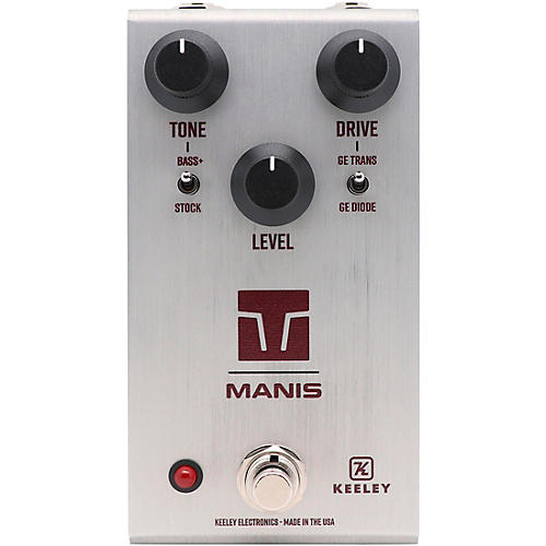 Keeley Manis Overdrive Effects Pedal Silver