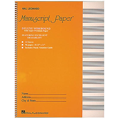 Hal Leonard Manuscript Paper